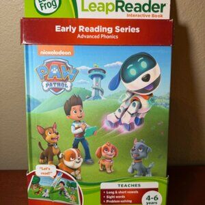 LeapFrog LeapReader Paw Patrol Interactive Book Early Reading Series 4-6 - New